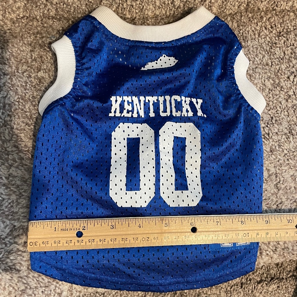 University of Kentucky dog jersey
